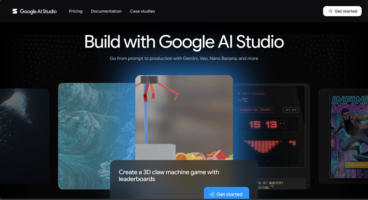 Google AI Studio 官网